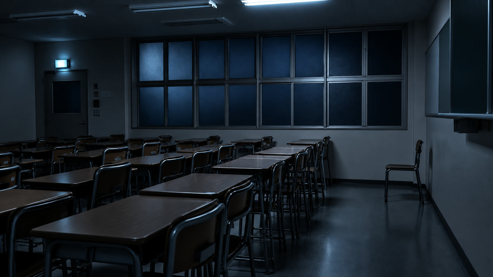黒・青・グレーを基調とした「いじめが消えない物理的な理由〜学校と職場はただの「密室実験」〜」のイメージ